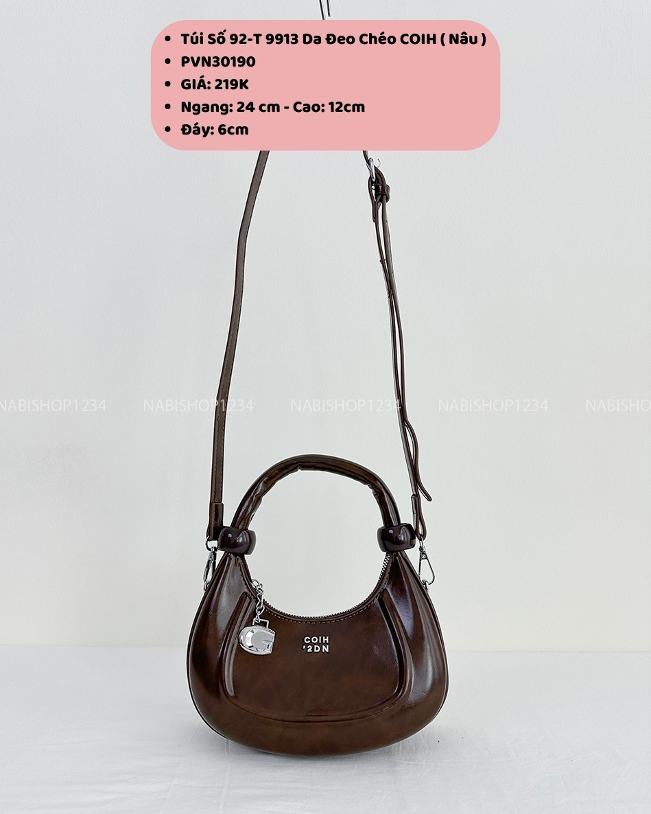Túi Số 92-T 9913 Da Đeo Chéo COIH