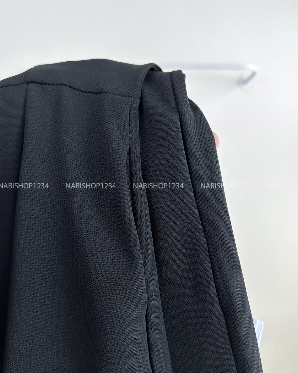 Váy Số 136-A Dài Cổ Sọc Nơ
