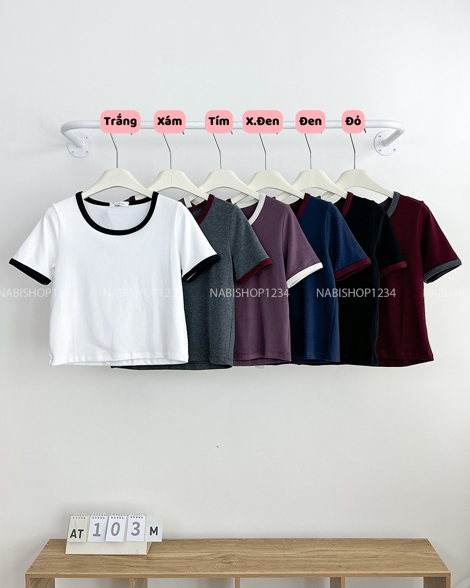 Áo Thun Số 103-M Babytee Cổ Viền
