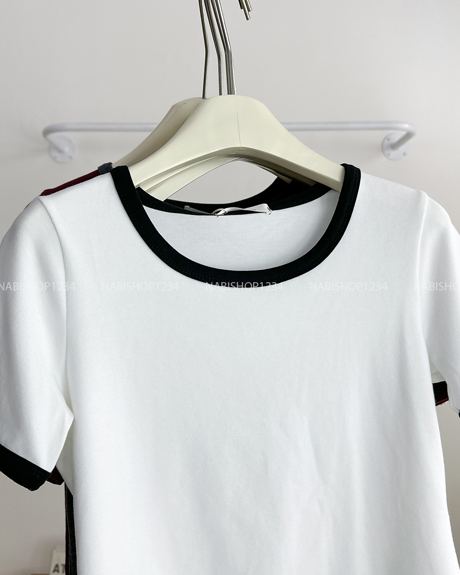 Áo Thun Số 103-M Babytee Cổ Viền