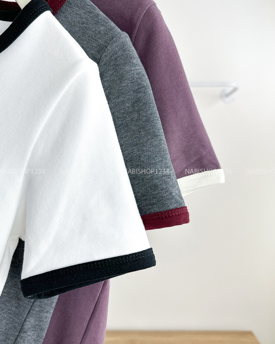 Áo Thun Số 103-M Babytee Cổ Viền