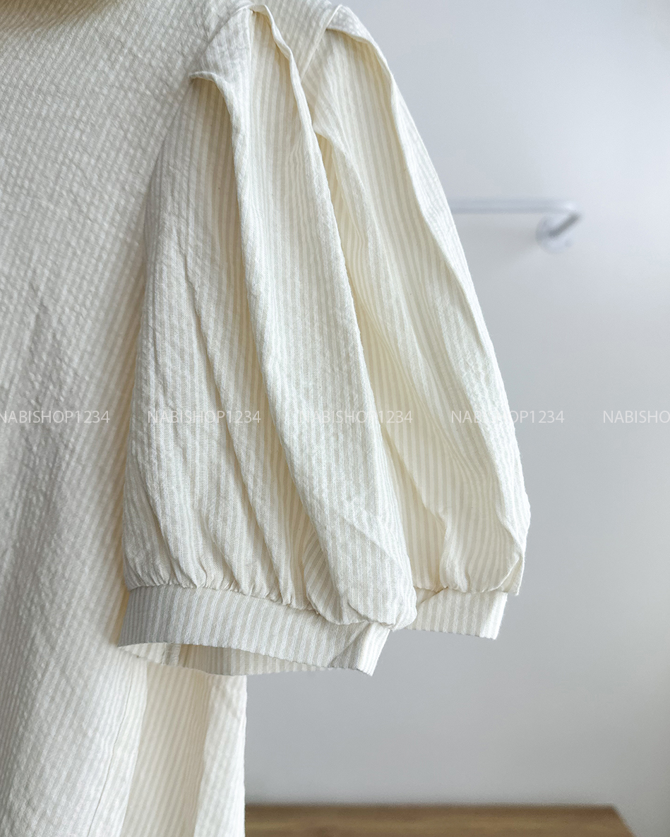 Áo Sơ Mi Số 221-B 6867 TN Thêu Nơ
