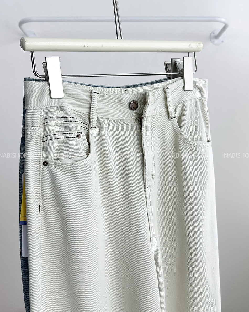 Quần Jean Số 197-B 8198 OR Lai Viền Chỉ
