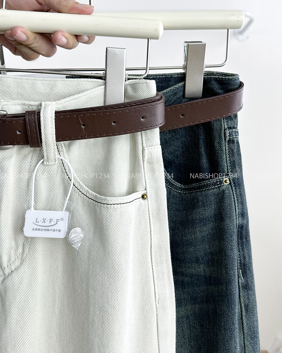 Quần Jean Số 200-B 6562 Túi Thêu Chữ+Nịt