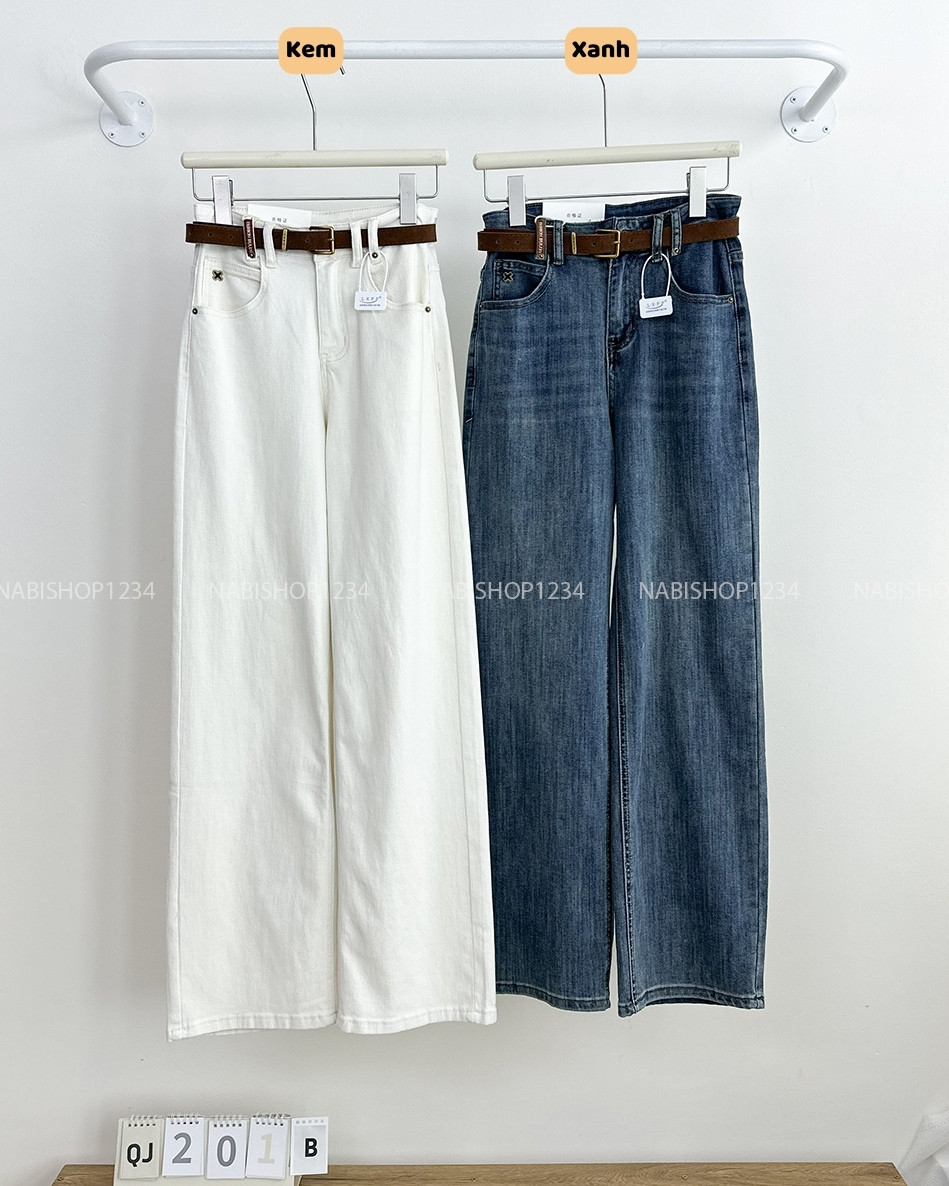 Quần Jean Số 201-B A13 OĐ Túi X+Nịt
