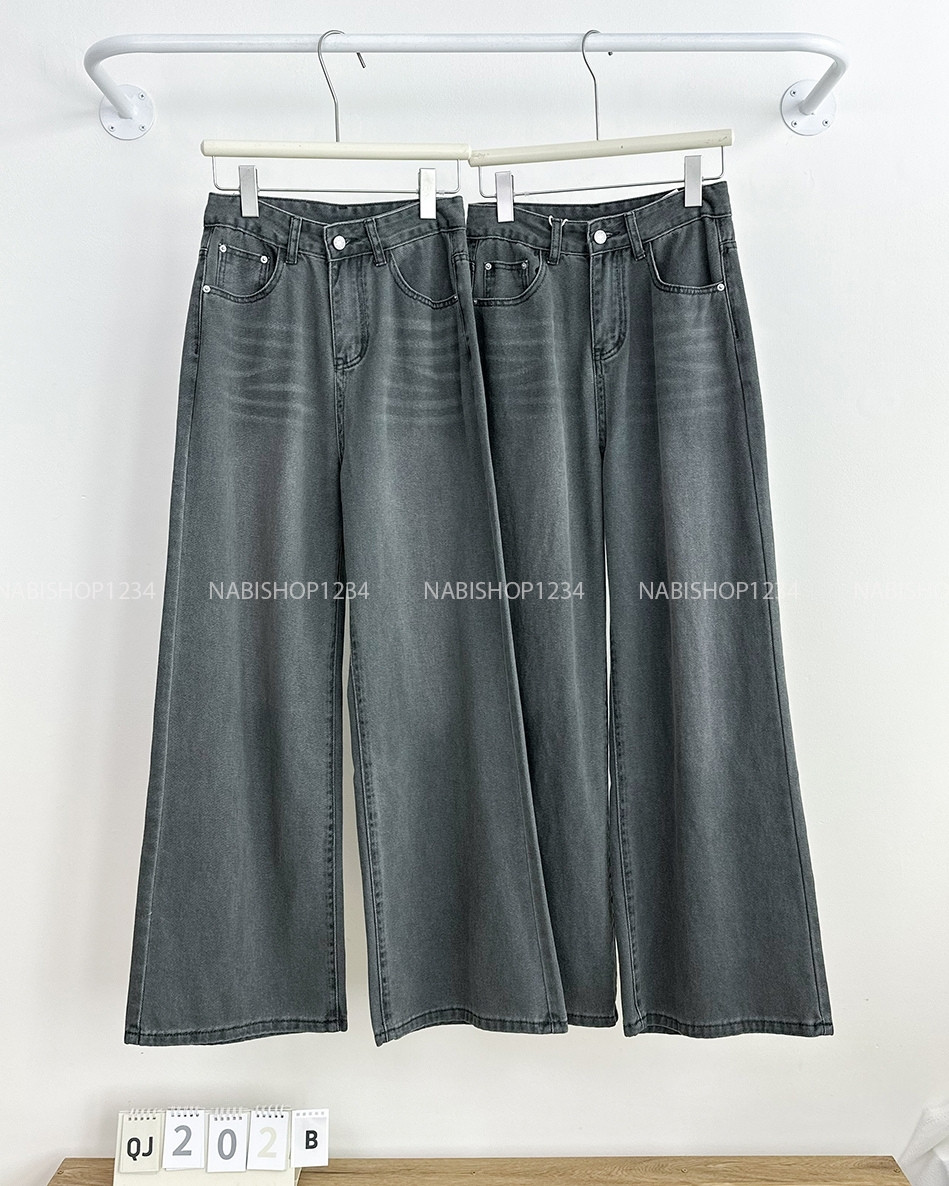 Quần Jean Số 202-B 3195 OR Trơn Xám