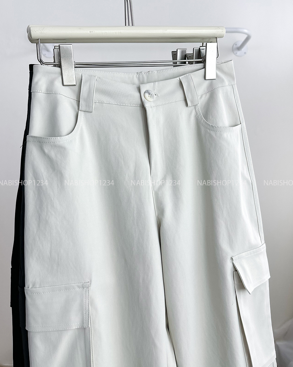 Quần Kaki Số 82-D 3094 Suông Túi Hộp