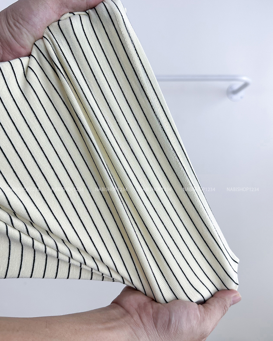 Áo Thun Số 140-B 3153 TN Kẻ Ngang