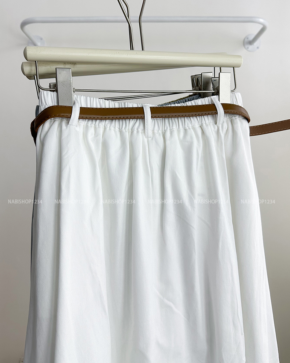 Chân Váy Số 241-M 19023 Dài Kaki Nút + Nịt