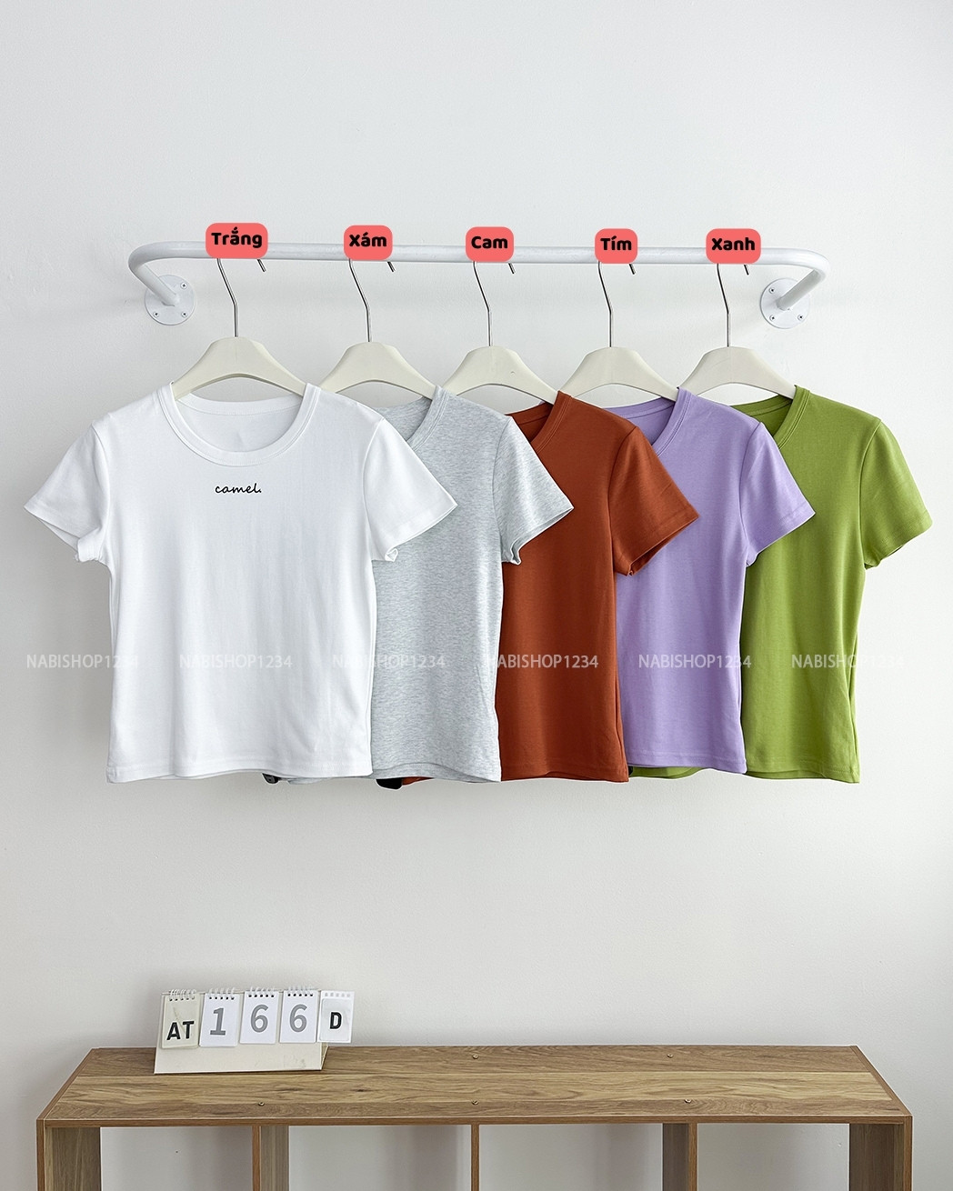 Áo Thun Số 166-D 3113 TN Camel