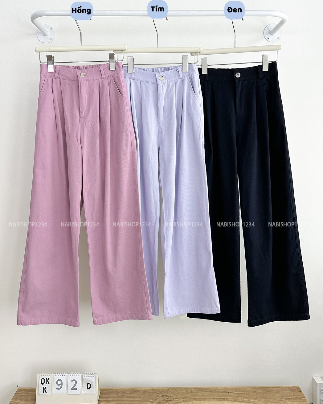 Quần Kaki Số 92-D 861 OS Xếp Li Chun Sau