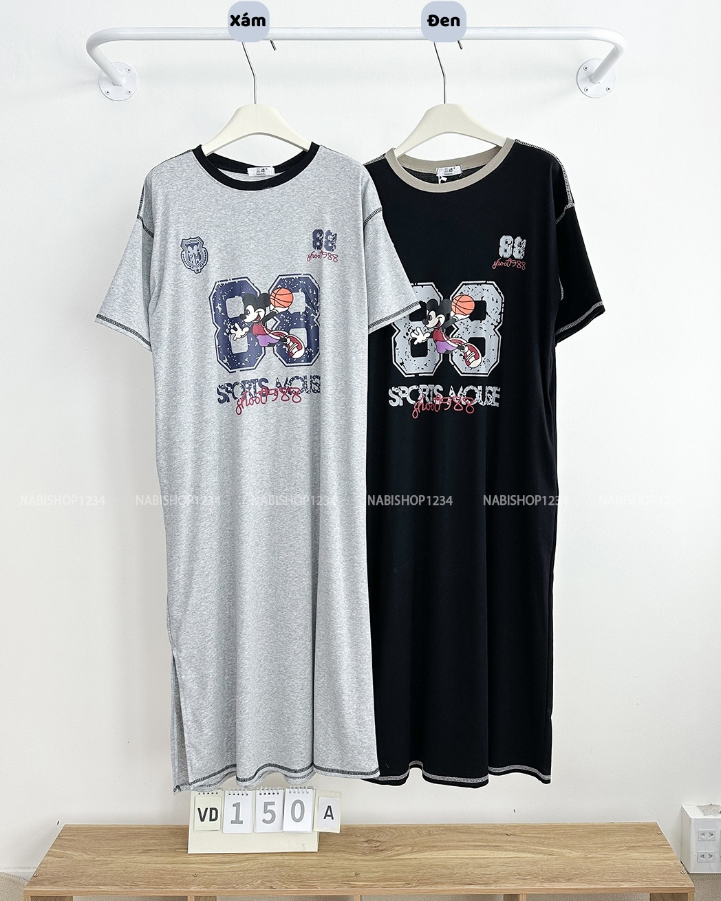 Váy Số 150-A Thun Mickey 88