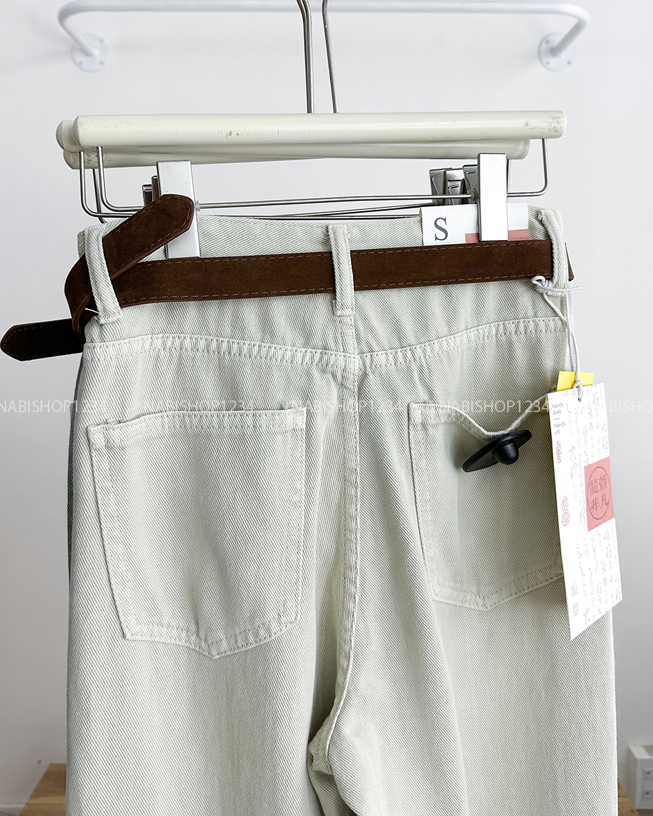 Quần Jean Số 243-B 6585 OS 4 Đai + Nịt