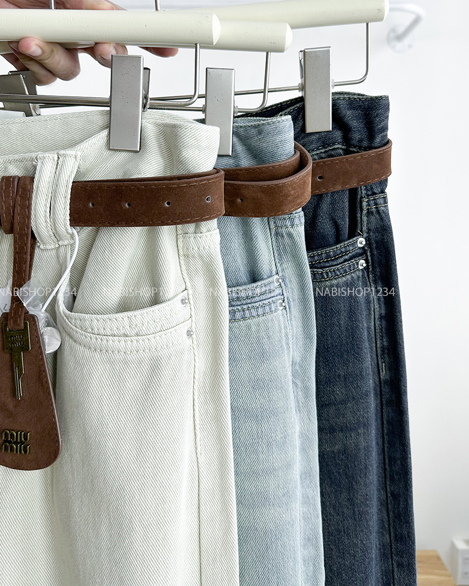 Quần Jean Số 243-B 6585 OS 4 Đai + Nịt