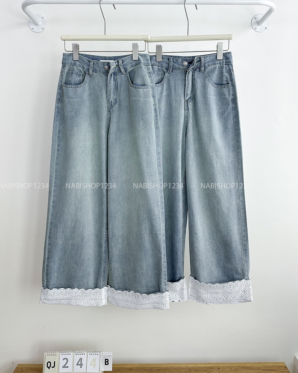 Quần Jean Số 244-D 8179 OR Lai Ren
