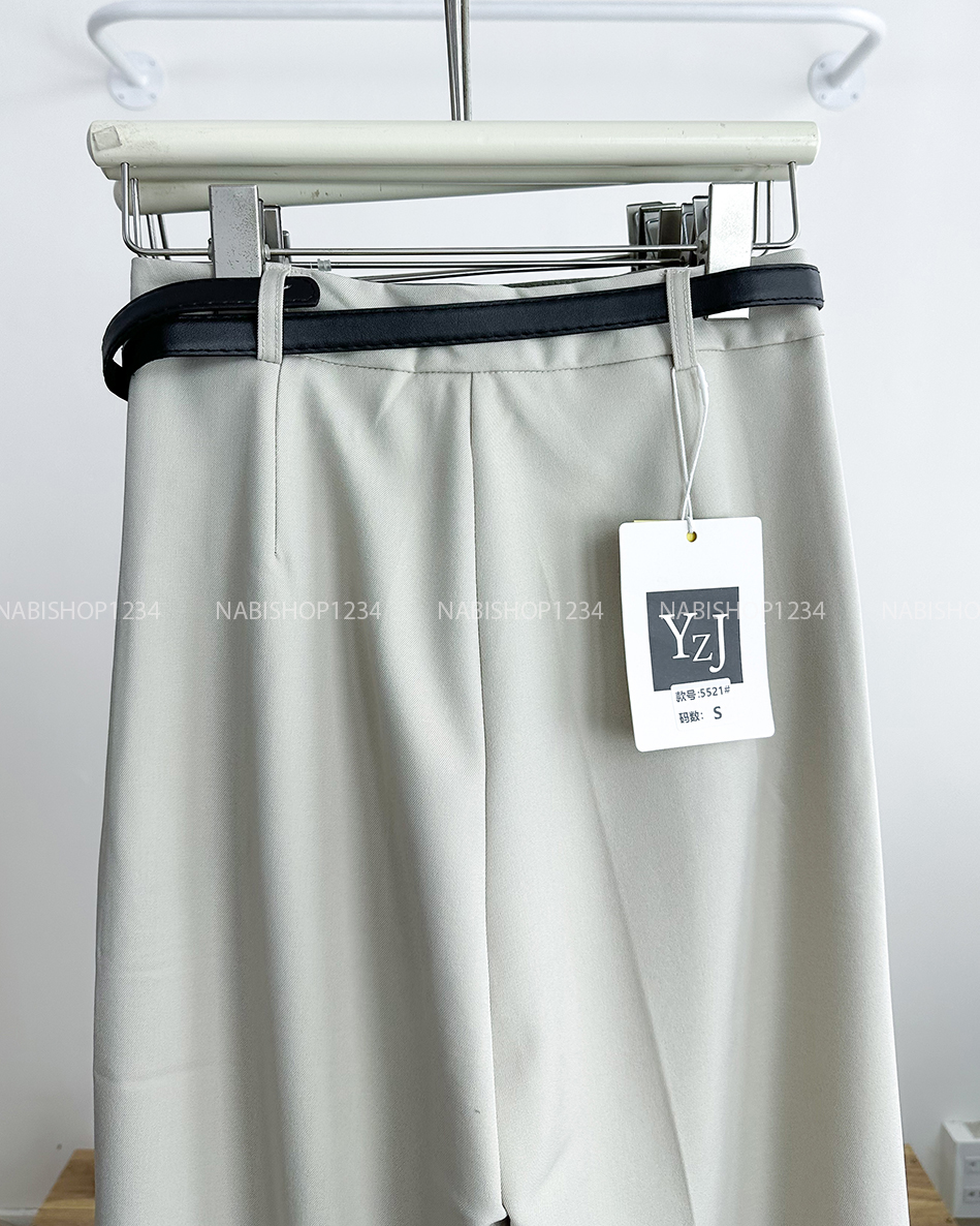 Quần Tây Số 3-B 5521 OS Mango Xếp Li + Nịt