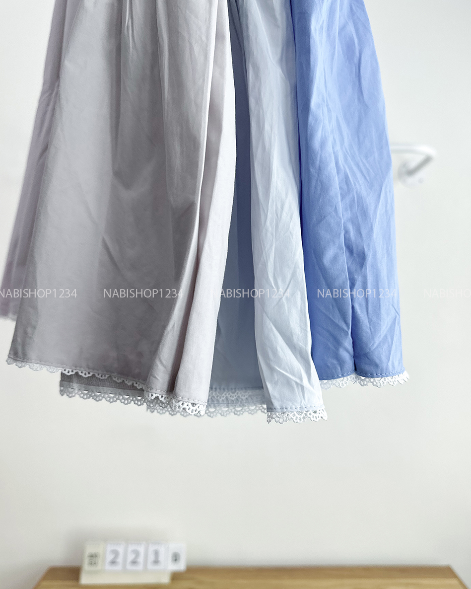 Áo Kiểu Số 221-D 3928 SN Lai Ren + Buộc Tóc