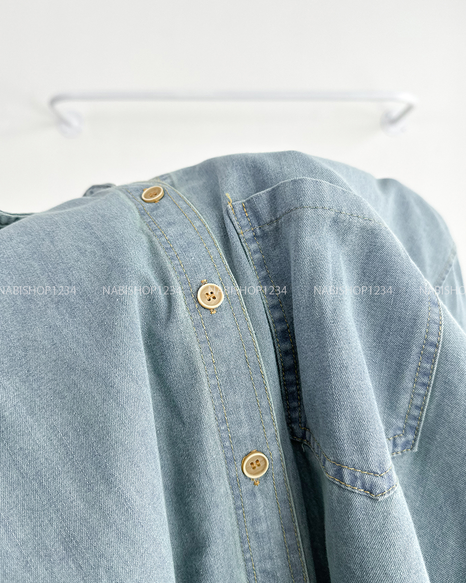 Áo Sơ Mi Số 271-M 109 TD Denim 1 Túi