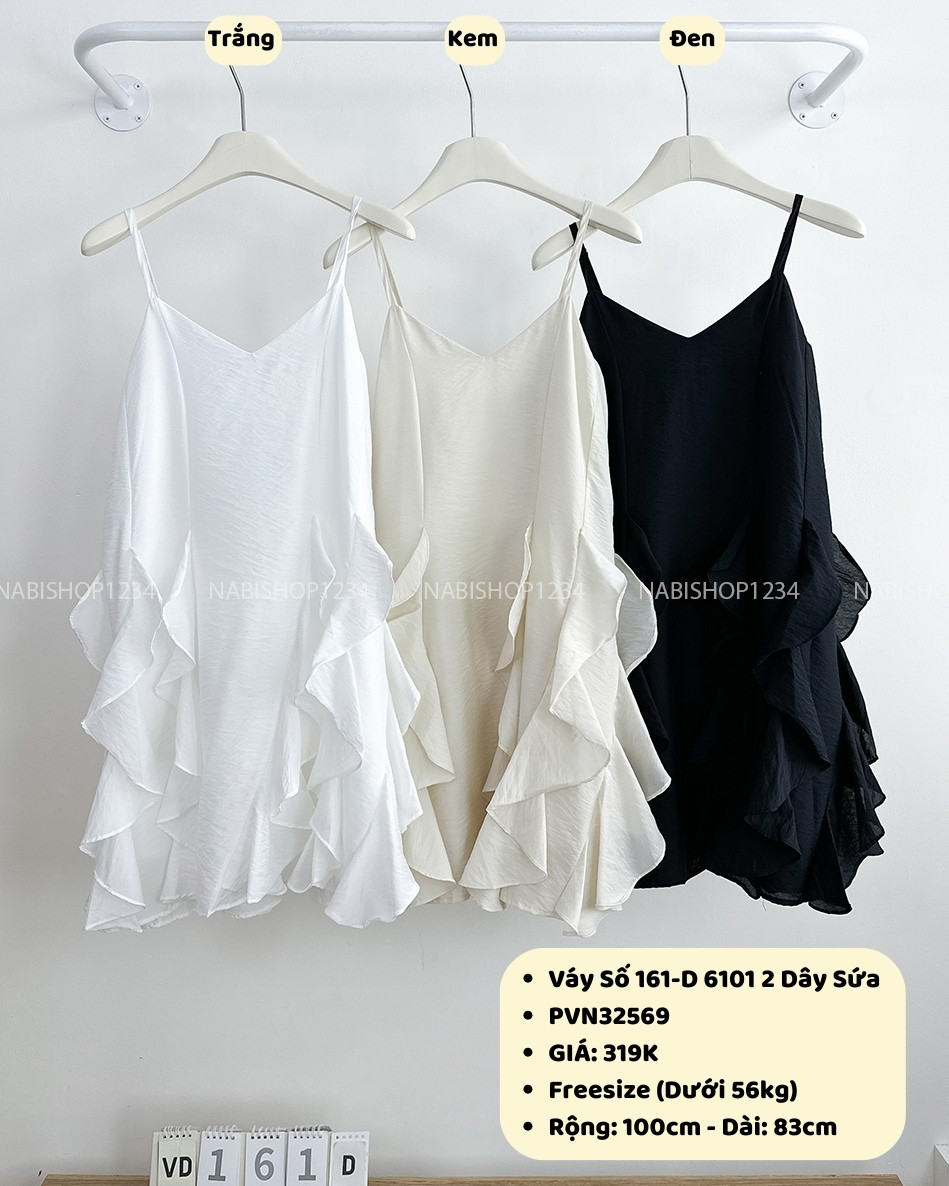 Váy Số 161-D 6101 2 Dây Sứa