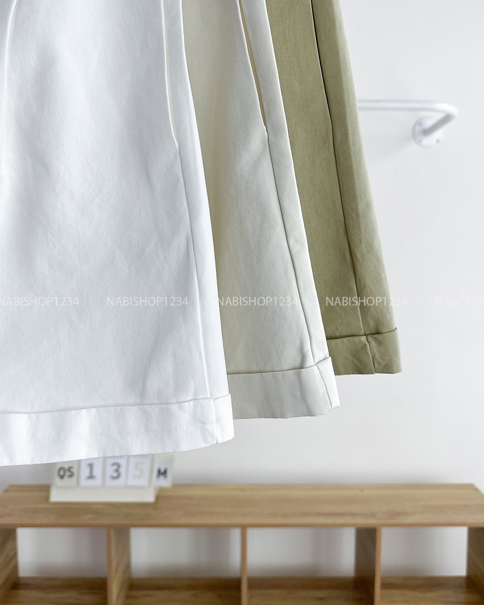 Quần Short Số 135-M 6095 Lưng Cao Túi Hông