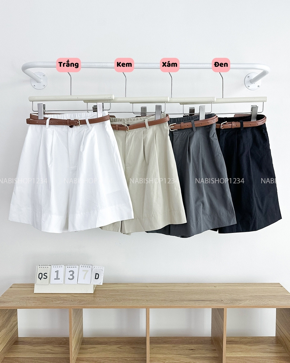 Quần Short Số 137-D 2206 Ngố Kaki + Nịt
