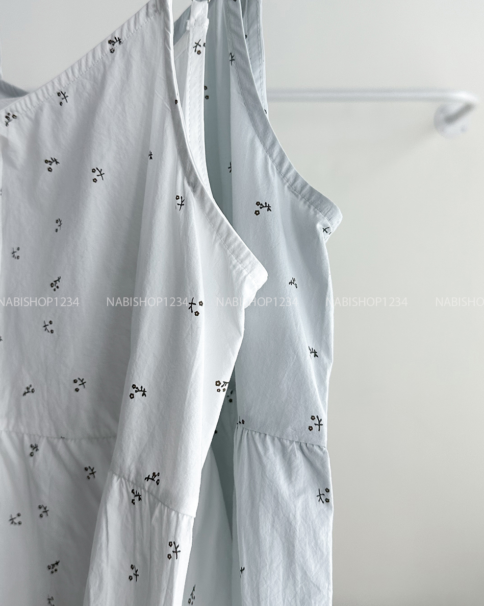 Áo Kiểu Số 237-D 8076 2 Dây Hoa Nơ
