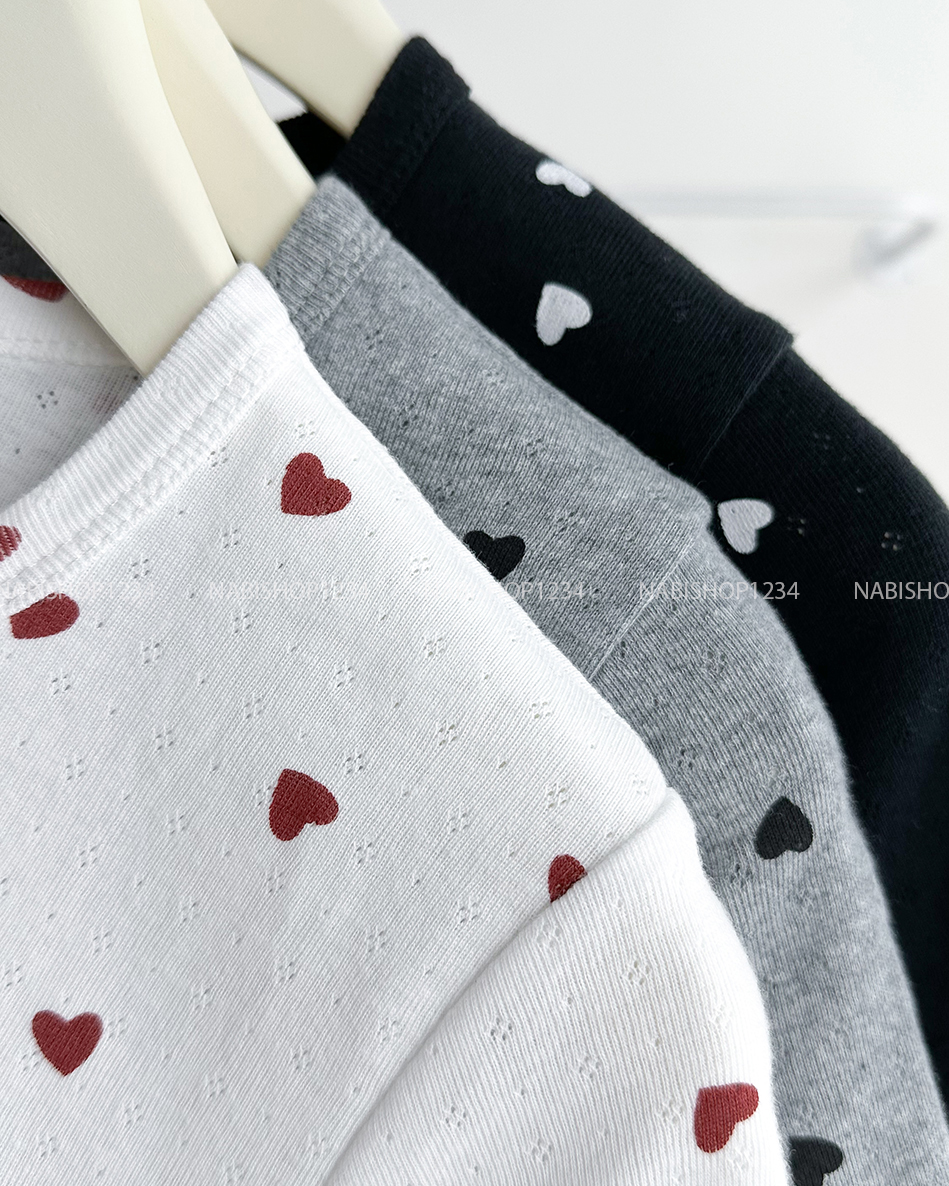Áo Thun Số 193-A 5294 Babytee Tim