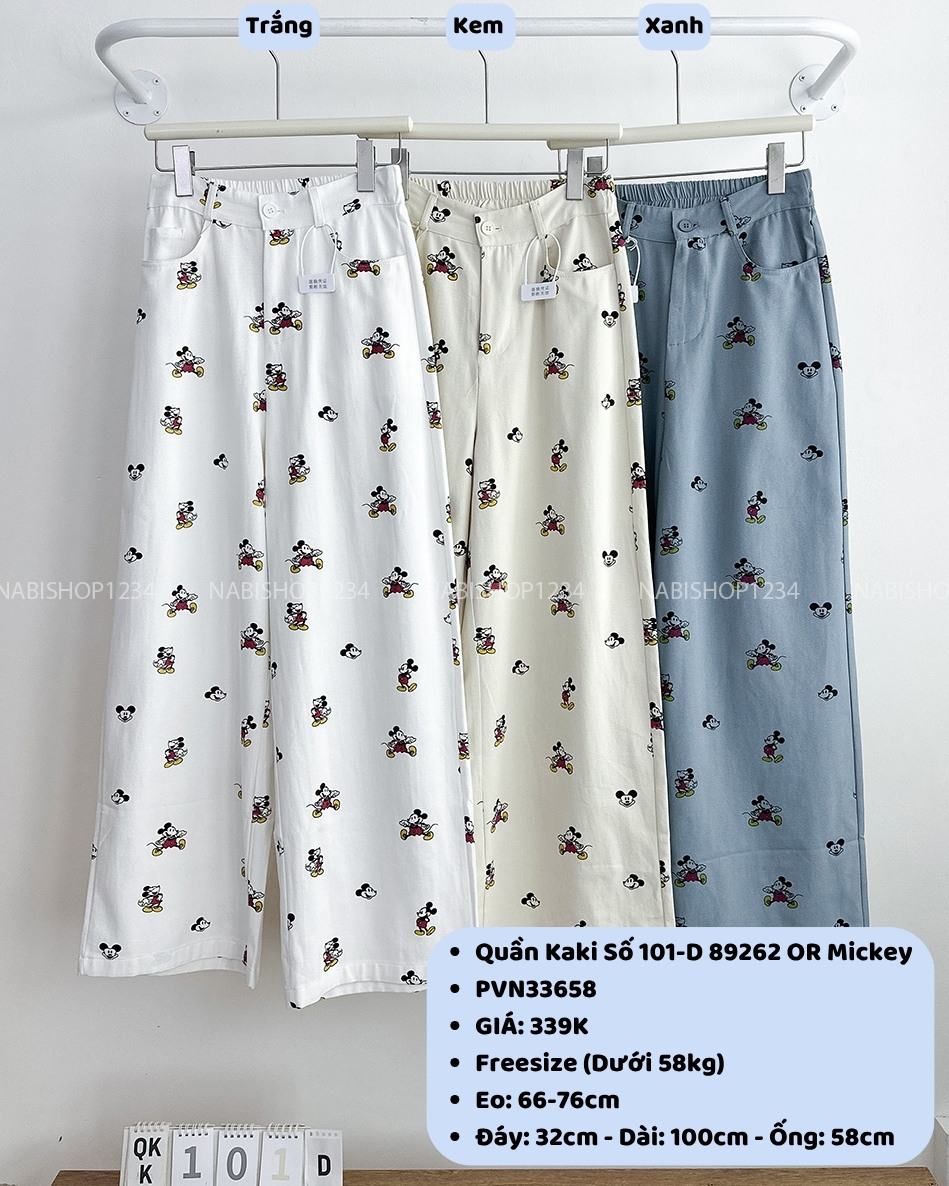 Quần Kaki Số 101-D 89262 OR Mickey