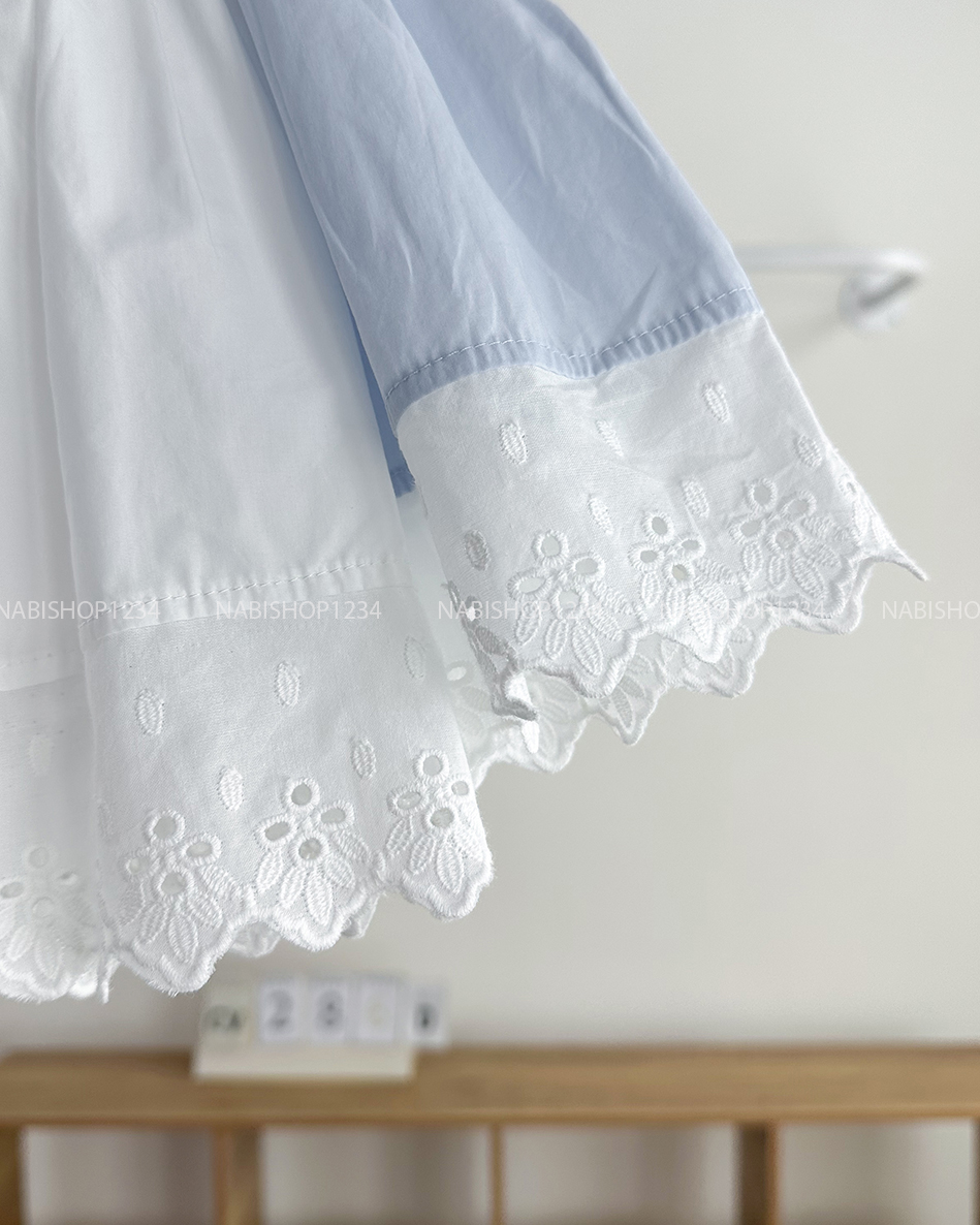 Chân Váy Số 289-D 5805 Ngắn LT Lai Viền Thêu