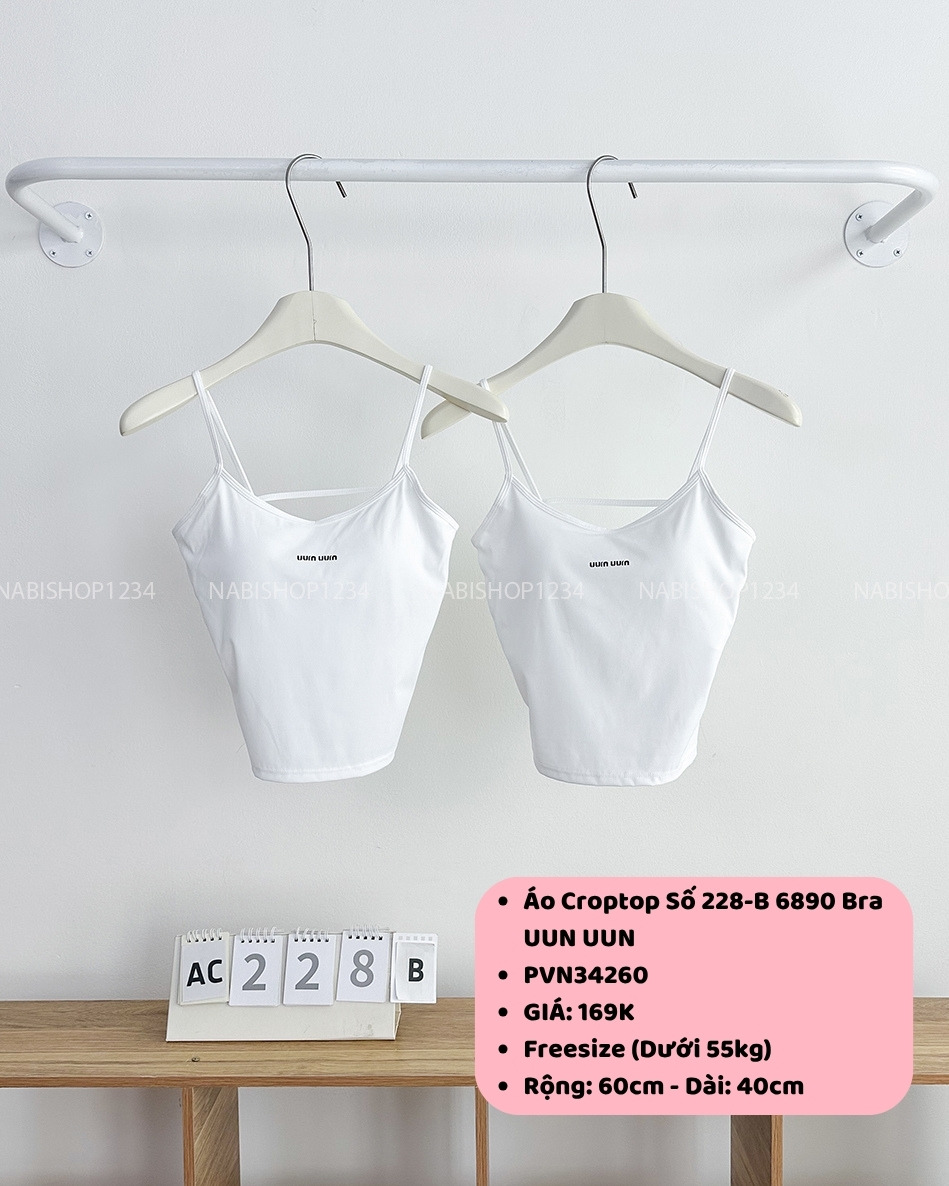 Áo Croptop Số 228-B 6890 Bra UUN UUN