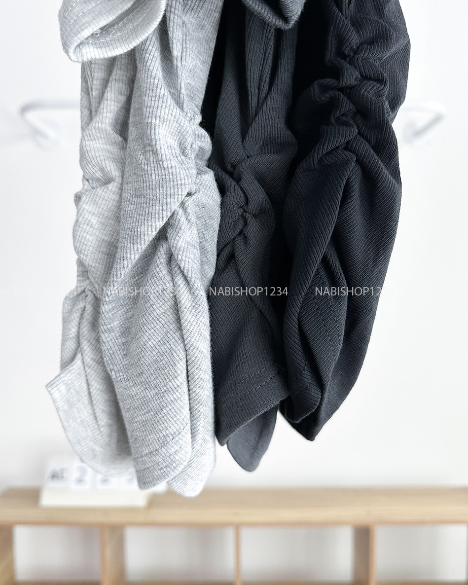 Áo Croptop Số 229-B 2249 Eo Nhún UNFK