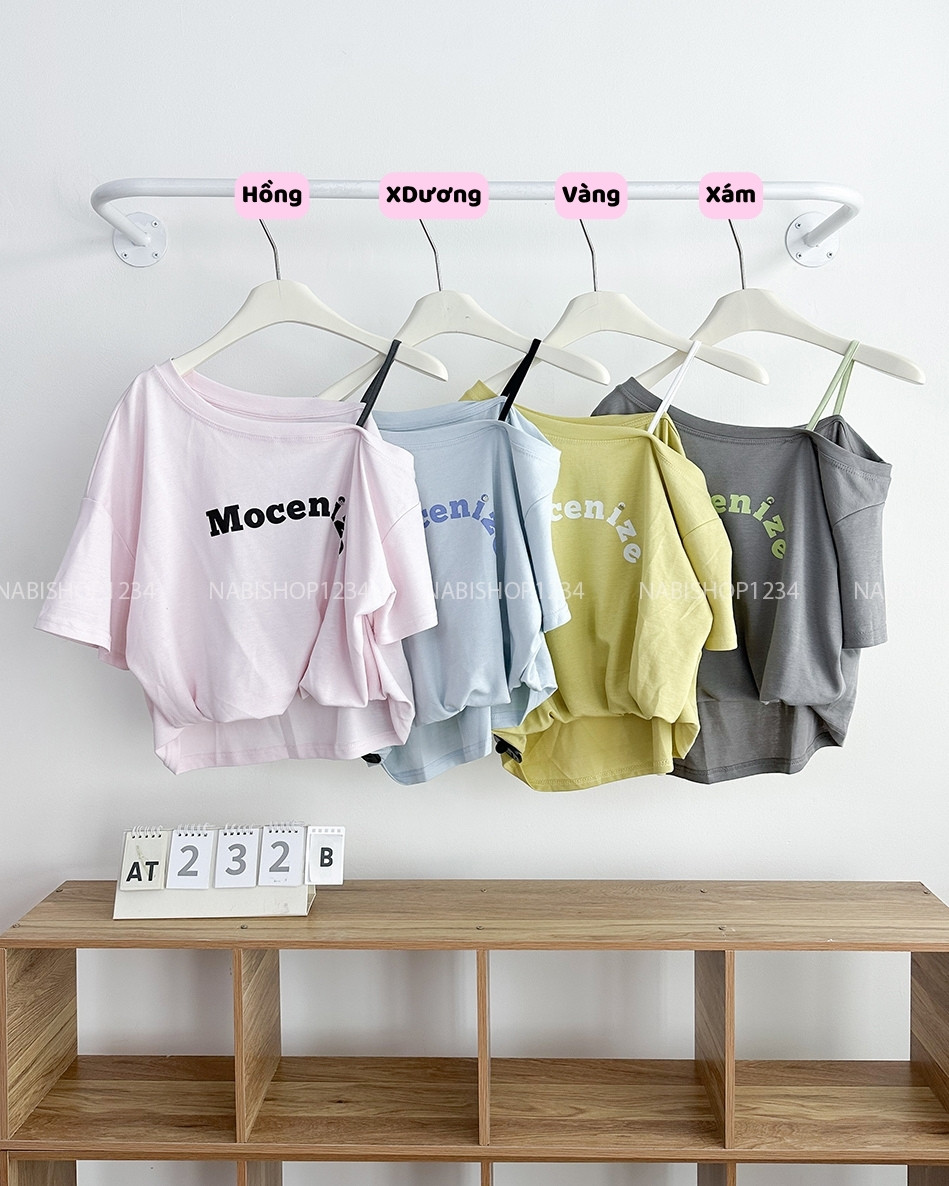 Áo Thun Số 232-B Lệch Vai Mocenize