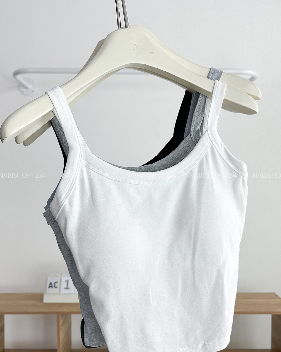 Áo Croptop Số 196-B 8205 Bra Trơn