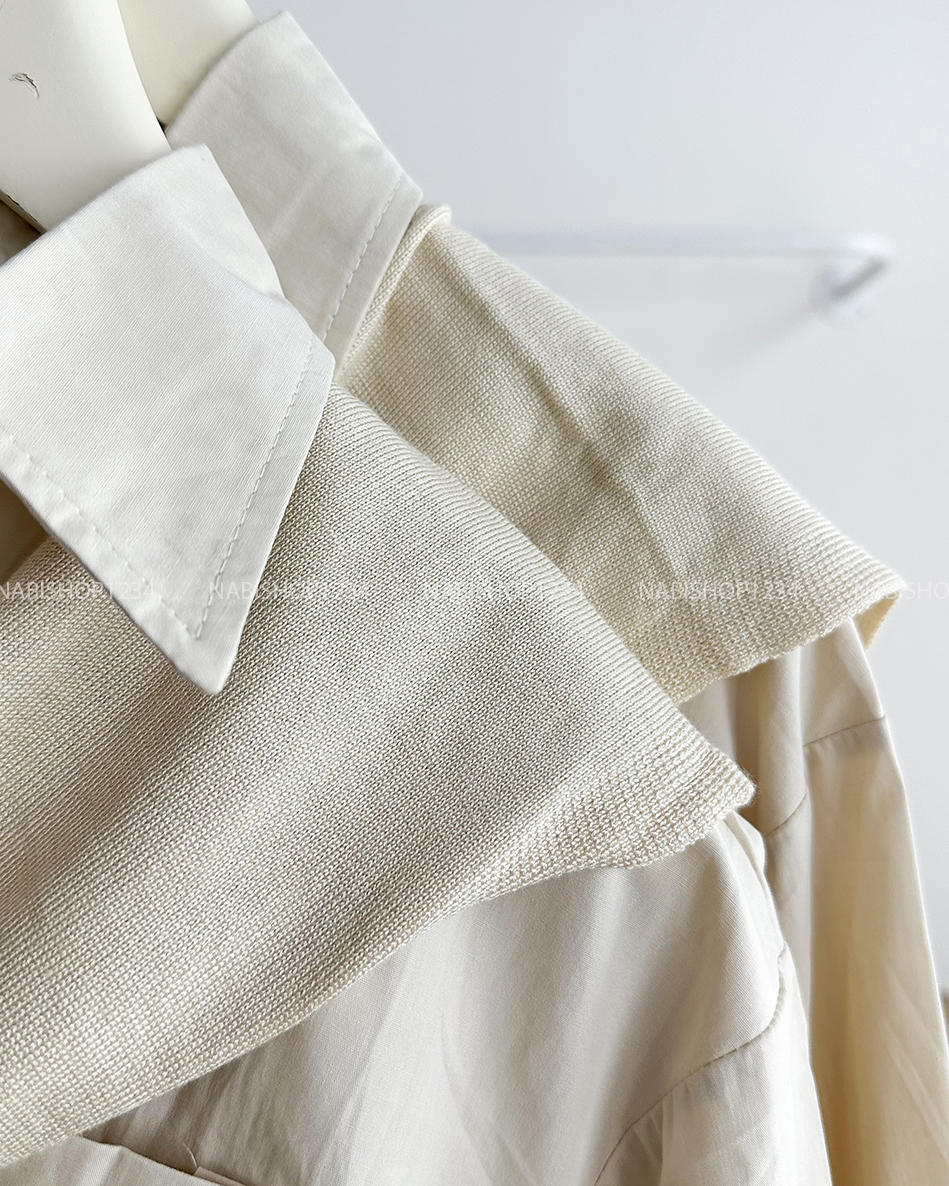 Áo Sơ Mi Số 260-B Ngựa Lửng Kèm Khăn