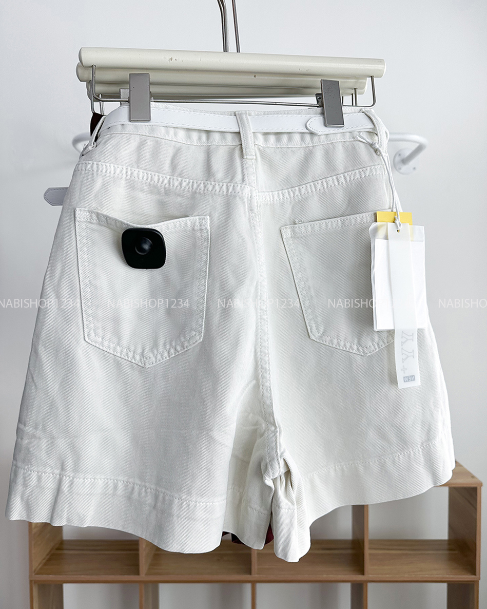 Quần Short Số 152-A 3092 Kaki Trơn + Nịt Cún