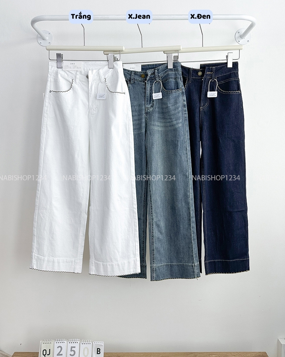 Quần Jean Số 250-B A613 NL OS Túi Viền