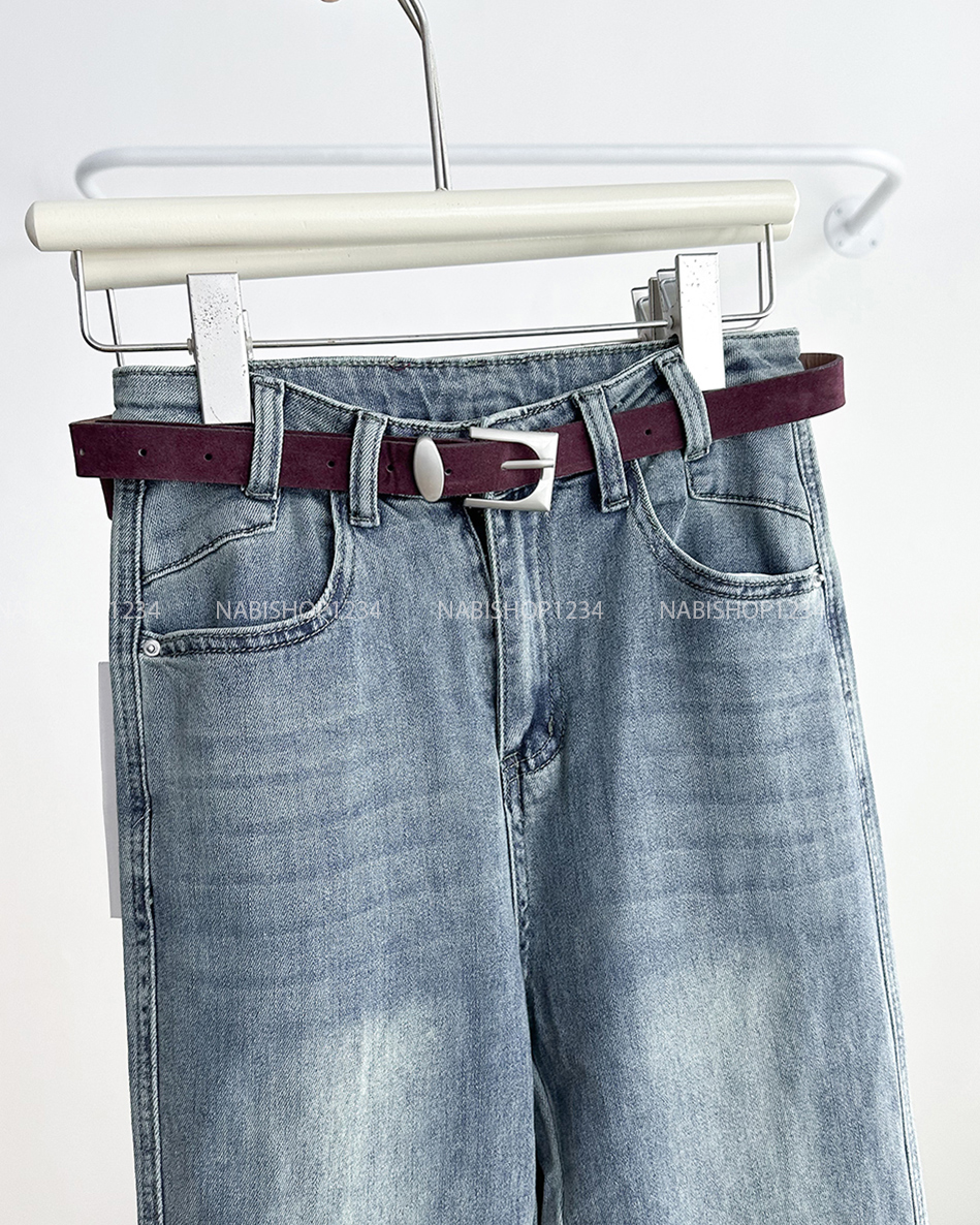 Quần Jean Số 254-B 3282 NL OL 2 Đai + Nịt