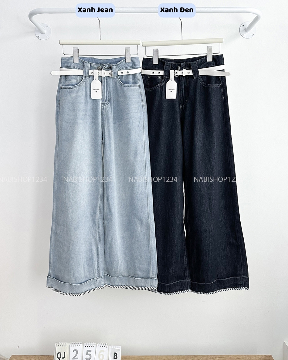 Quần Jean Số 256-B 3300 OR Lai Viền + Nịt