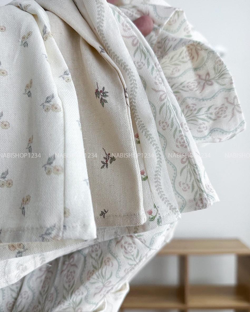 Áo Sơ Mi Số 306-B TN Cổ Sen Hoa Nhí