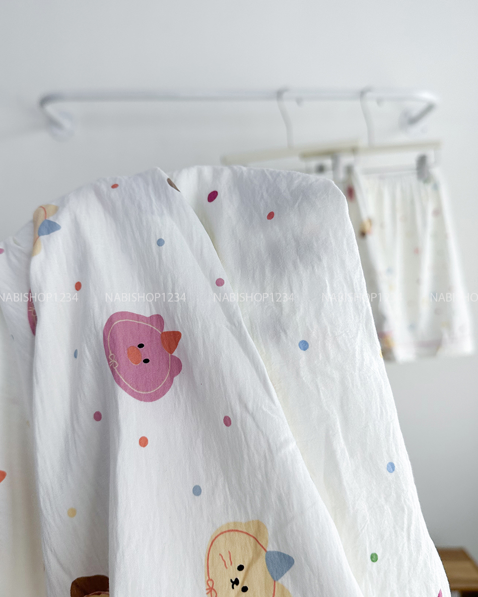 Đồ Ngủ Số 24-C Pijama Cổ Tim Hình