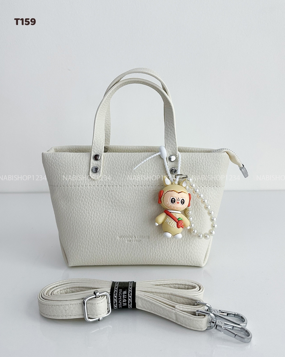 Túi Số 159-H 7866 Da Đeo Chéo + Labubu