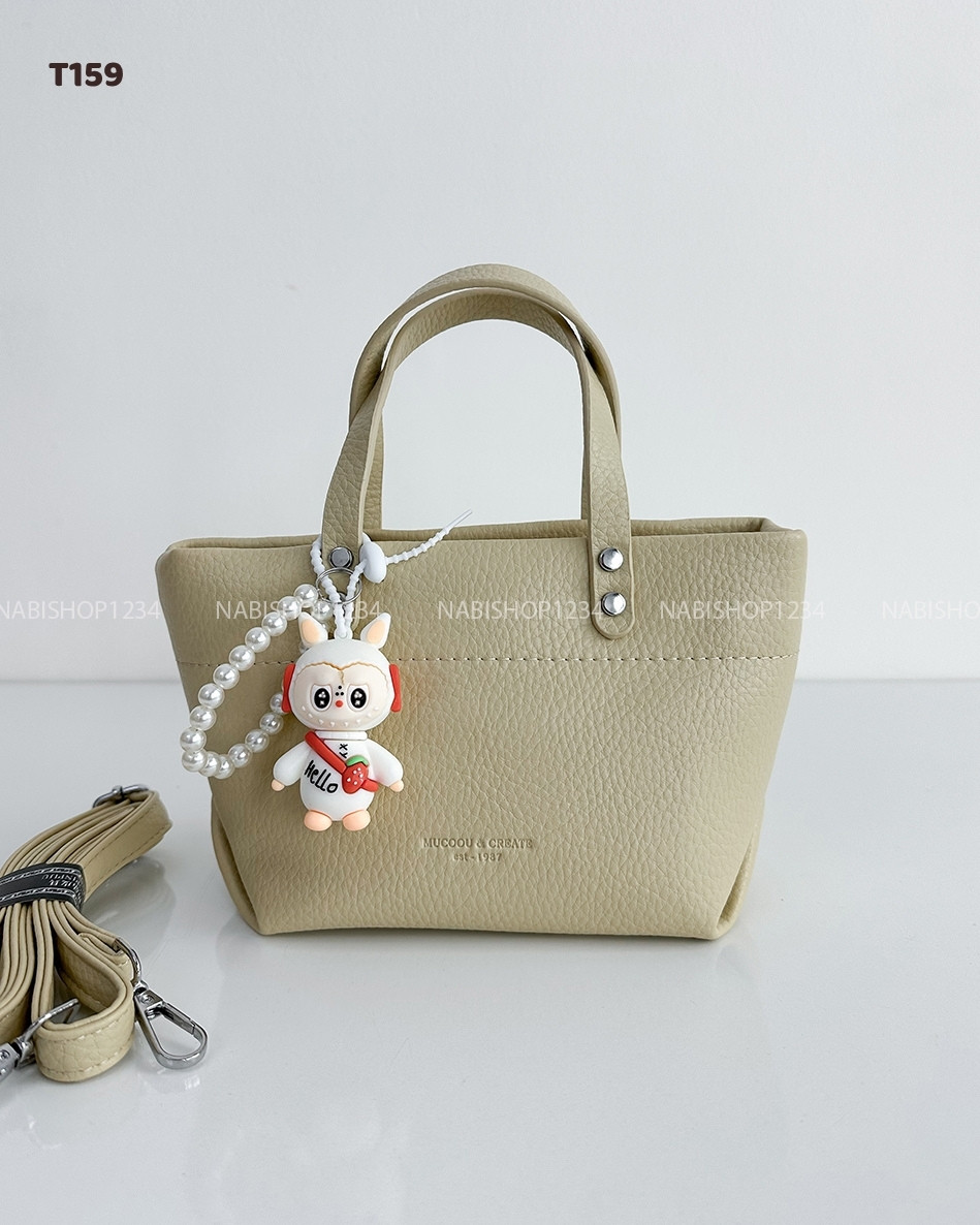 Túi Số 159-H 7866 Da Đeo Chéo + Labubu
