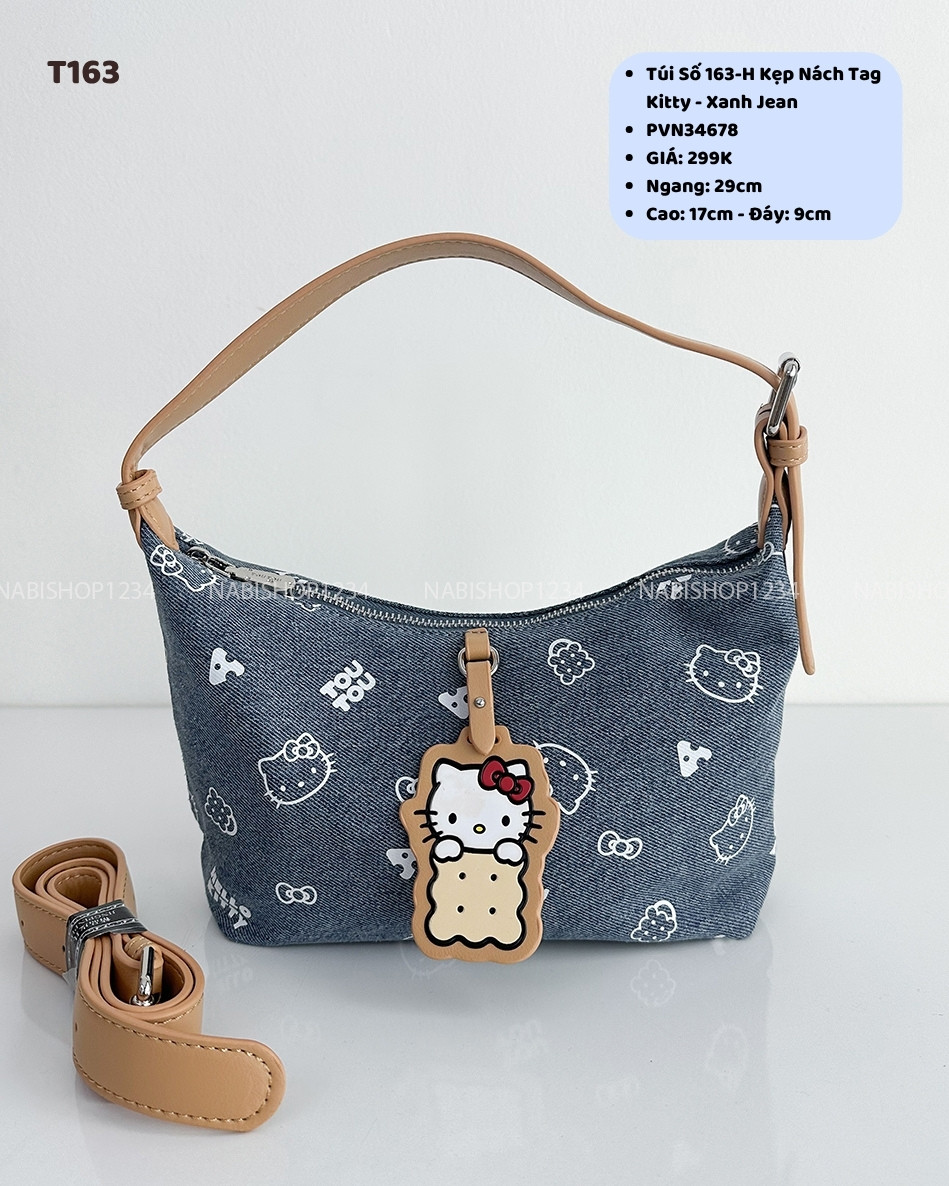 Túi Số 163-H Kẹp Nách Tag Kitty