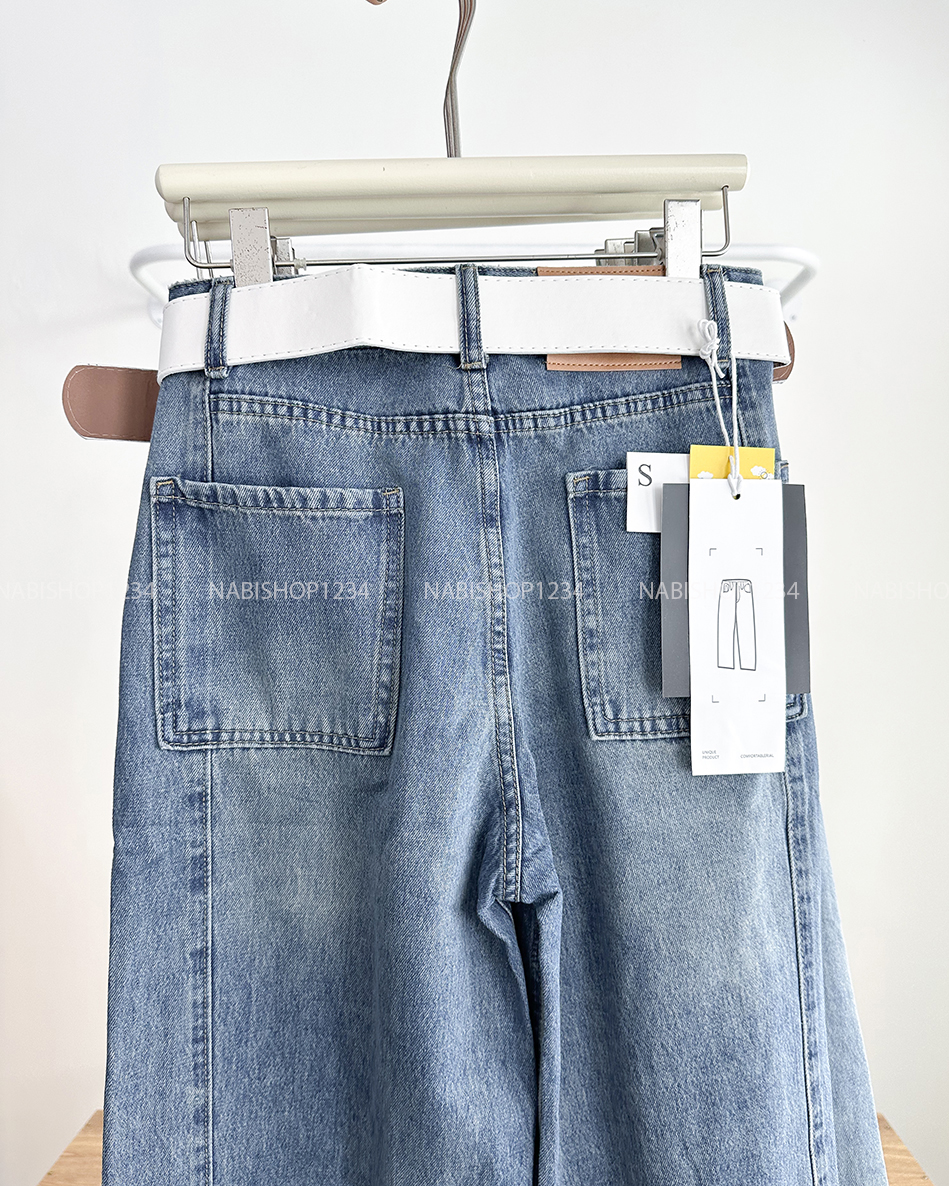 Quần Jean Số 257-A 968 NL OS Trơn + Nịt
