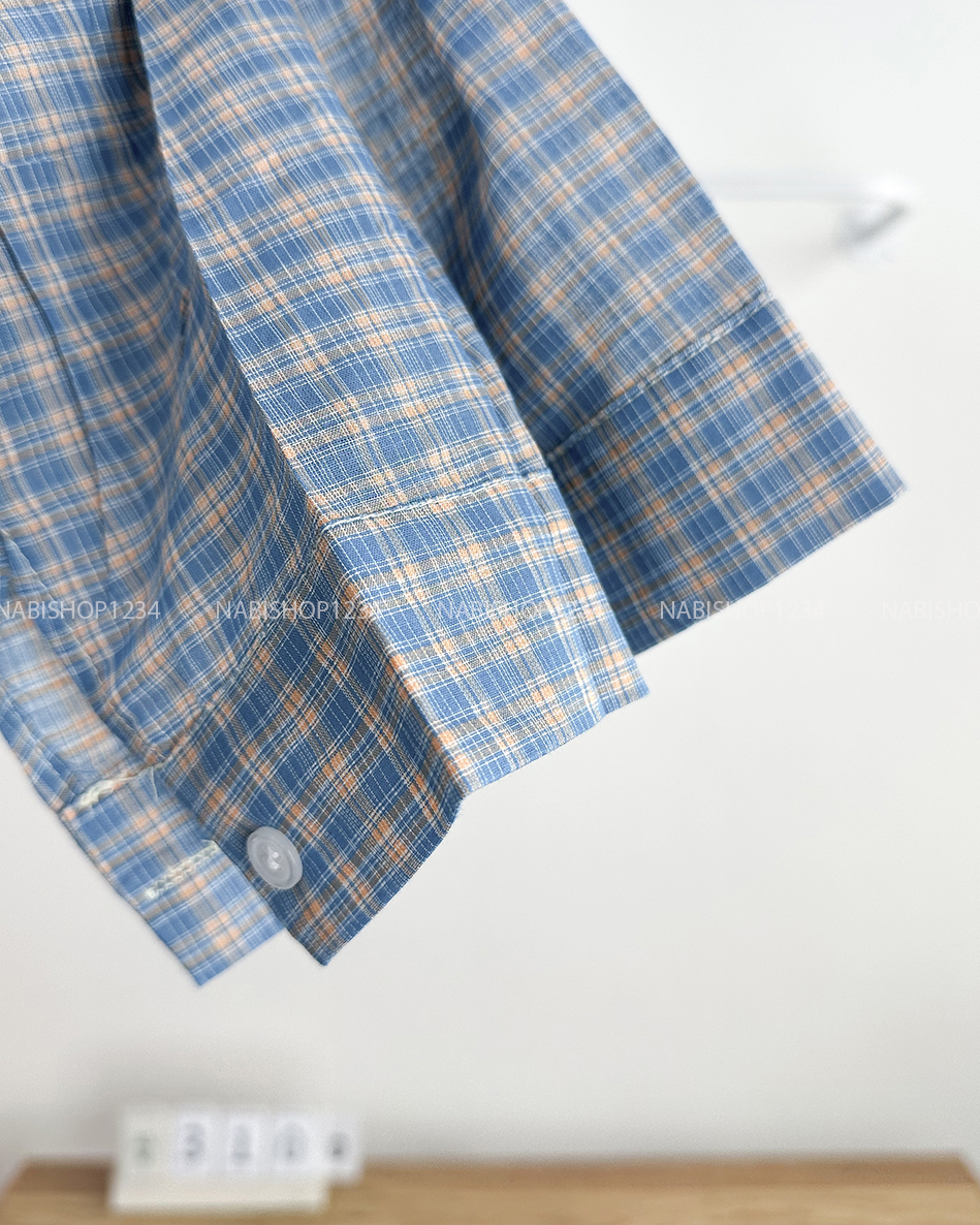 Áo Sơ Mi Số 310-D 5253 TD Caro + 2 Dây