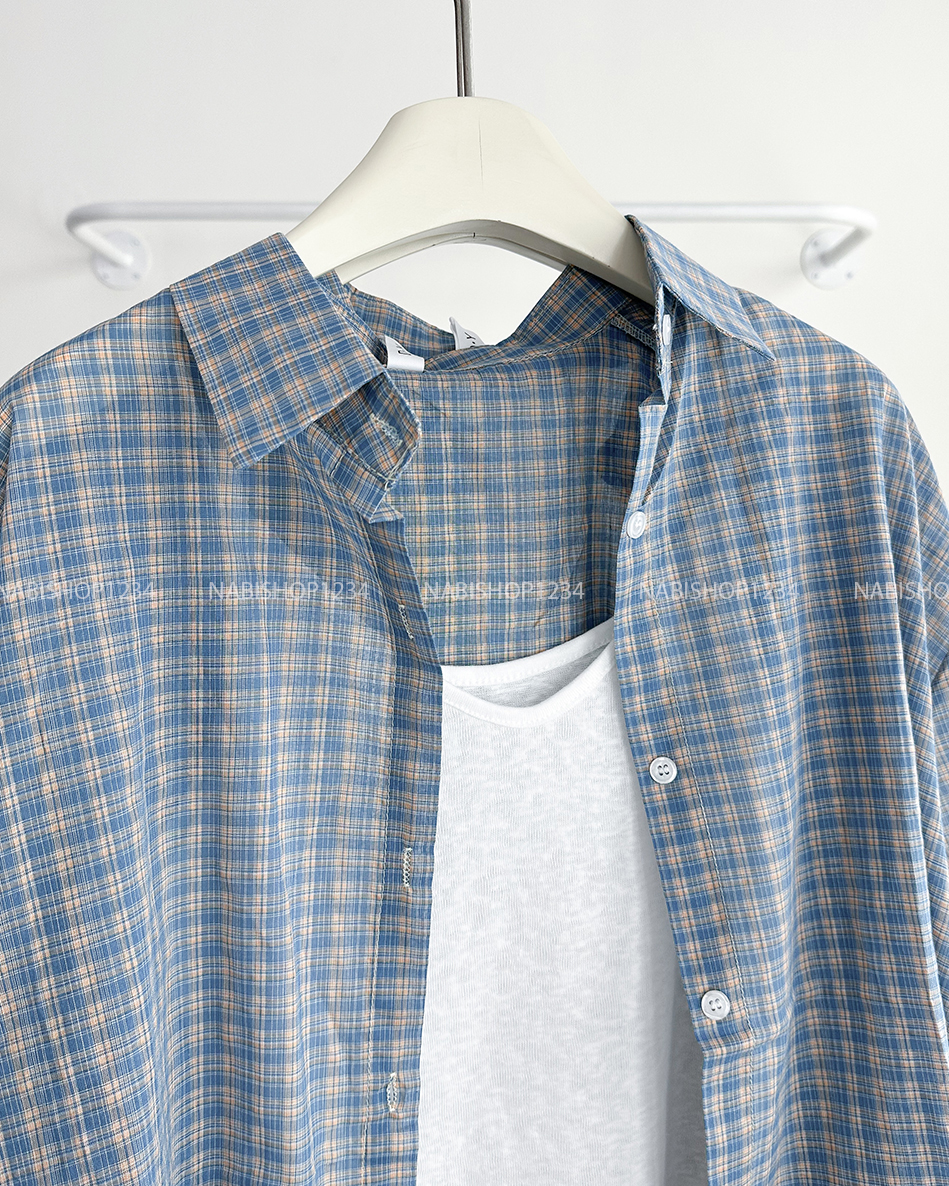 Áo Sơ Mi Số 310-D 5253 TD Caro + 2 Dây