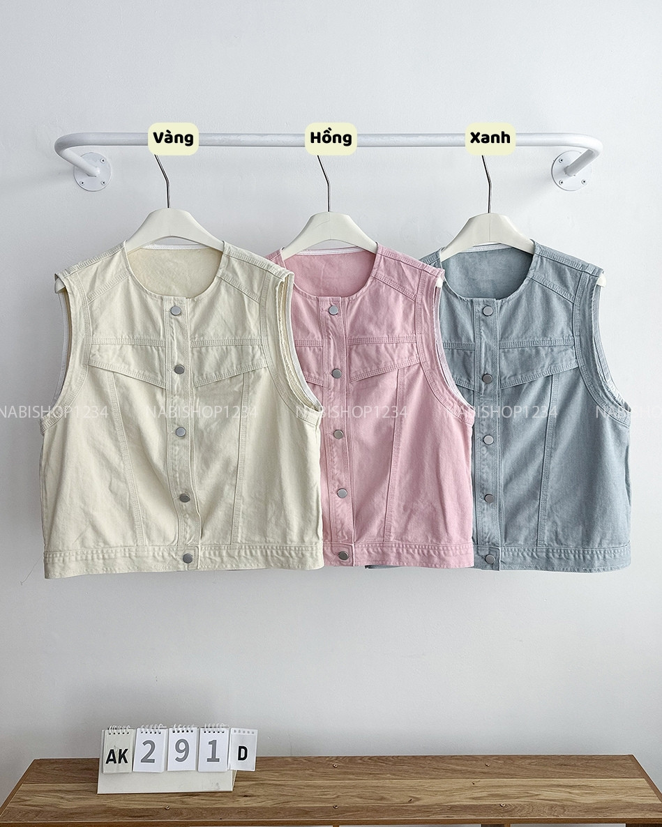 Áo Khoác Số 291-D 8027 Gile Túi Giả