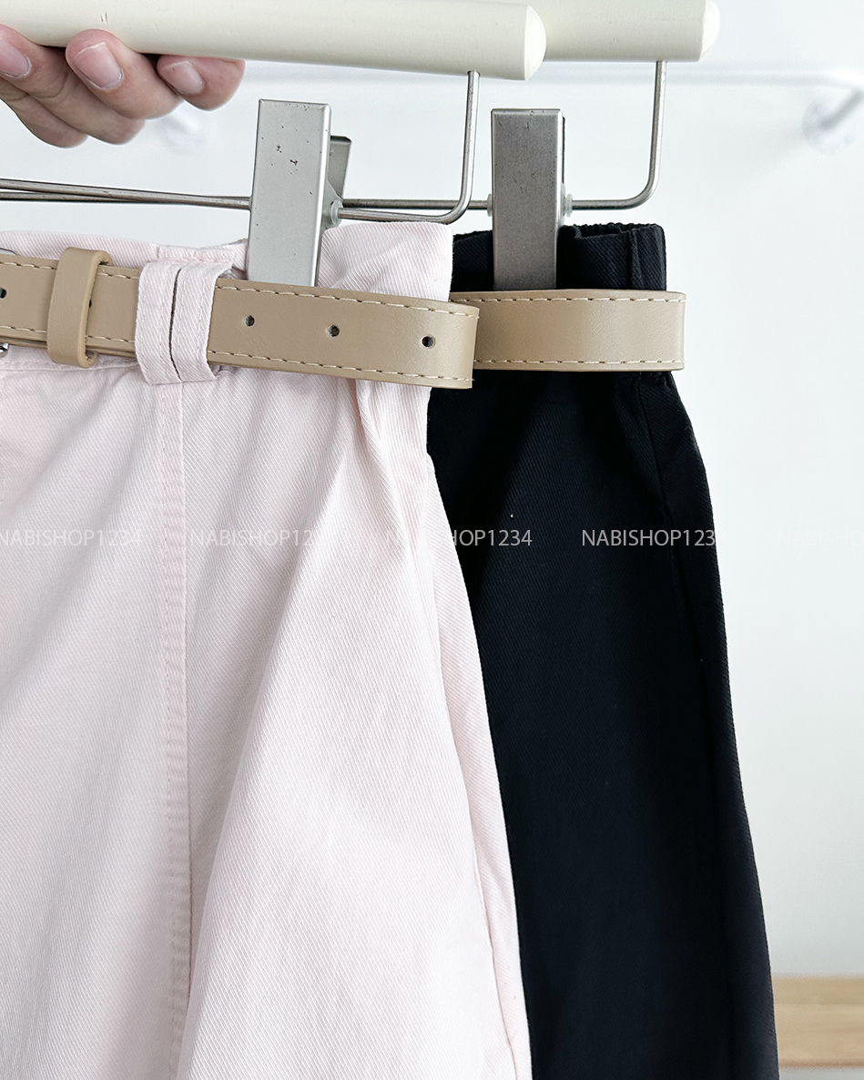 Chân Váy Số 314-A 25390 Dài Kaki 4 Đai + Nịt