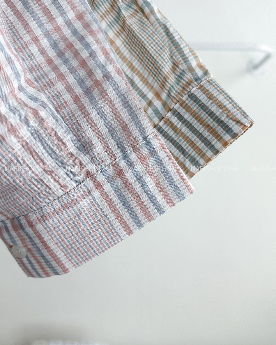 Áo Sơ Mi Số 313-D 60289 TD Kẻ Nhỏ + 2 Dây