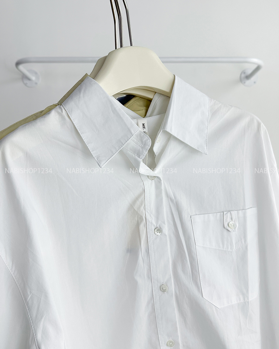 Áo Sơ Mi Số 316-D 8503 TD Túi Cài Khuy
